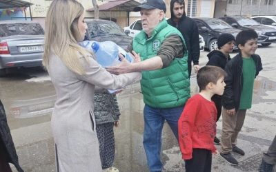 Помощь Дагестану: АДРА обеспечивает пострадавших водой и продуктами